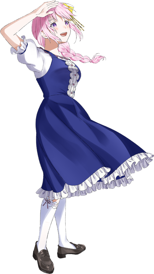 幕張ことは 夏のイラスト
